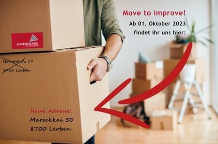 Wir ziehen um. Neue Adresse ab 1.10.2023: Mareckkai 50, 8700 Leoben